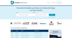 Desktop Screenshot of empleonuevo.com