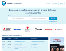 Tablet Screenshot of empleonuevo.com